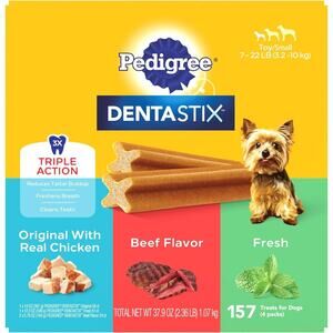 Pedigree Dentastix Small and Toy Breed Dog Treats, 2.36 lb. Variety Pack
